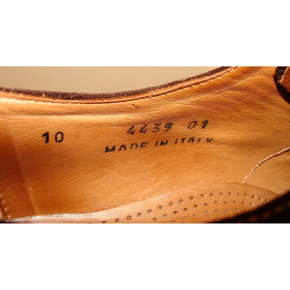SAG VERA GOMMA ALEX M. BROWN SUEDE LACE UP OXFORD SHOES SIZE 10D   DB1 - Picture 3 of 10